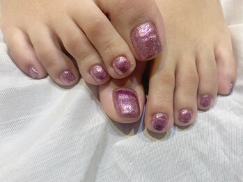 ネイルズ ララ(nails Lala)/キラキラフット。