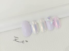 オーロラパウダーネイル