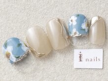 アイネイルズ 三宮店(I nails)/アンティークフラワー￥8000