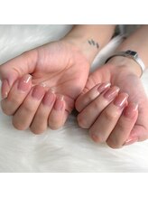 バブラブ/ワンカラー×ラメライン