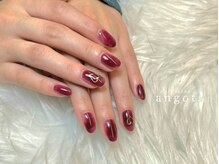 アンガット(angot.)/もやもやミラーハートネイル