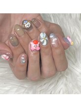 バベル 新町店(Babel)/キャラクターネイル　¥8000～