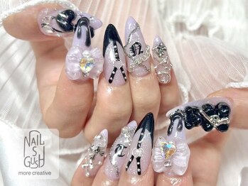 ネイルズガッシュ 蒲田西口店(NAILsGUSH)の写真/【ア-トやり放題あり】フリ-デザインコ-ス(オフ込)90分¥8200/105分¥9700!時間内スト-ンもア-トもやり放題♪