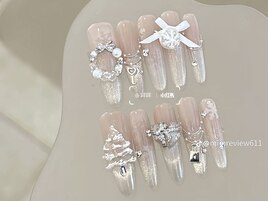 クリスマスネイル