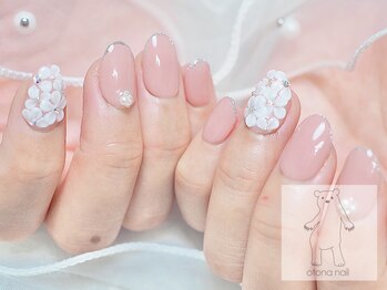 オトナネイル(otona nail)/3Dフラワー ブライダルネイル