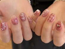 クルネ(QULNE)/チェック/リボン/ハート/ピンク