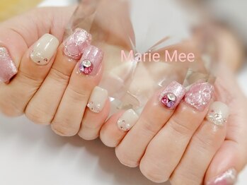 マリーミー(Marie Mee)/キルティング&Vカットストーン