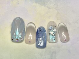 定額/マーメイドネイル