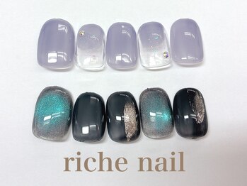 リッシュネイル 新百合ヶ丘店(riche nail)/シンプルアートコース