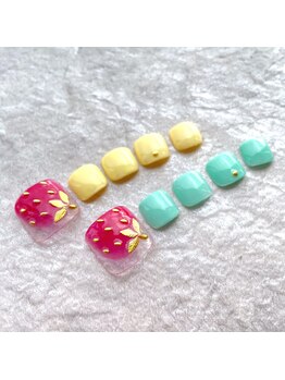 ブリオン 六本松店(Bullion)/スイートベリーフットネイル