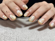 アイネイルズ 渋谷店(I nails)/【Kana.y】ナチュラルゴールド