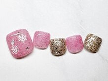 WRネイルズ(WR Nails)/【FOOT】持ち込みアート90分