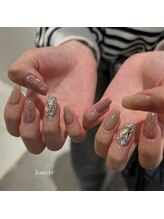 ルーヴル(LOUVRE)/pink×beige &nbsp;nail♪