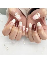 サロンドウイ(salon de OUI)/ニットとチェック