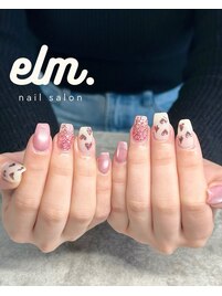 ミラーハートネイル
