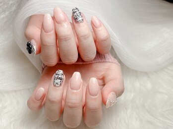 ツイードネイル5980円