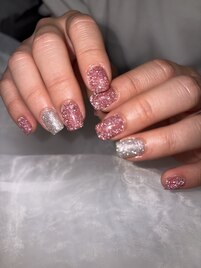 存在感抜群！フラッシュネイル