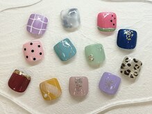 キャンアイドレッシー 館林店/フットワンカラー＋1Pアート