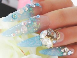 キラキラ爽やかロングスカルプ