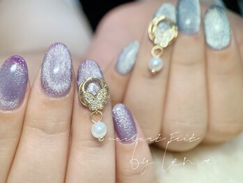 ネイルアート エクリ(Nail Art:Ecrit)/ギャラクシーネイル