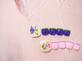 カラフルポップネイル