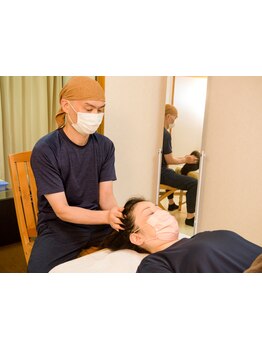 ヘッドスパで癒されたい