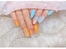 ぷっくりアートネイル