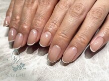 ネイルプラスユウ(NAIL+U)/細フレンチ