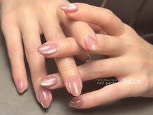 春色×マグネットネイル