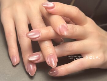 ソラ(SOLA.)/春色×マグネットネイル