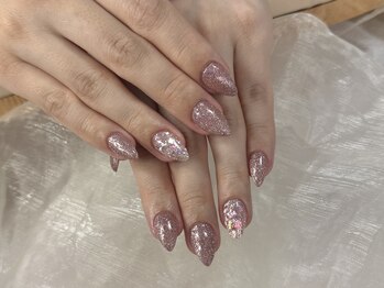 ヒラソルネイル(Girasol nail)/フラッシュネイル