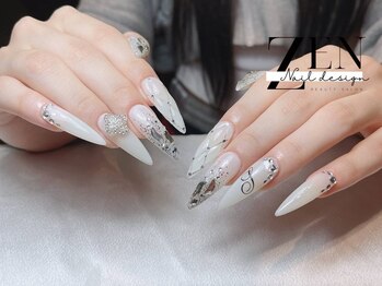 ゼン ネイル デザイン 池袋(ZEN NAIL DESIGN)/長さだしやり放題×つけ放題