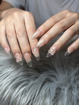 nail studio Kii 【10月中旬 NEW OPEN(予定)】の写真/【長さだし圧倒的早さの30分仕上がり!】爪の強度UP/映えるトレンドdesign◎海外風/Y2K平成女児ネイル