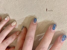 マグネットブルーネイル