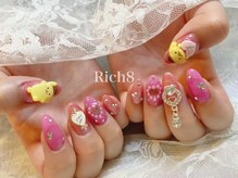 ネイルアンドまつげエクステ リッチエイト 原宿店(Rich8)/プリンのラブリーネイル