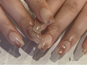 アイネイルズ 三宮店(I nails)の写真/初回オフ込★デザイン持ち込み相談コース¥6000～♪あなたの"なりたい"をカタチにします☆[三宮/パラジェル]