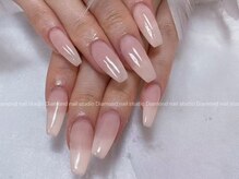 ダイアモンドネイルスタジオ 新宿店(Diamond Nail Studio)/チップ長さだしワンカラー