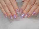 紫陽花ネイル