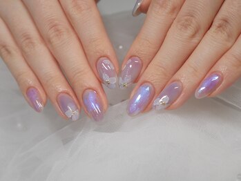 グラシアス(Gracias)/紫陽花ネイル