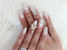 ネイルサロン ビューティーマジック 川口店/バタフライロングネイル