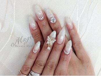 ネイルサロン ビューティーマジック 川口店/バタフライロングネイル