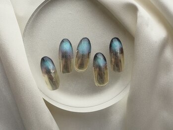 ネイル スパ ココプラス(Nail spa Cocoplus)/シックなニュアンスマグネット