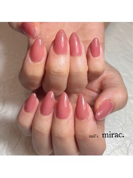 ネイルズミラク(nail's mirac.)/透け感ネイル