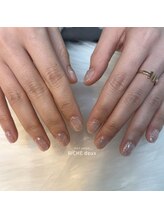 リッシュ ドゥ(RICHE deux)/ベビーピンクフラッシュネイル