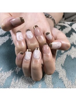 ネイルアンドアイラッシュサロン エスポアール(nail&eyelash salon espoir)/ニュアンスネイル 90分コース