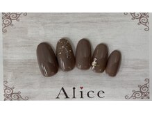 ネイルアンドアイラッシュ アリス(Alice)/デザインネイル￥7000（税込）