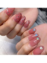 シュシュ(Chou chou)/シアーモーヴピンクネイル