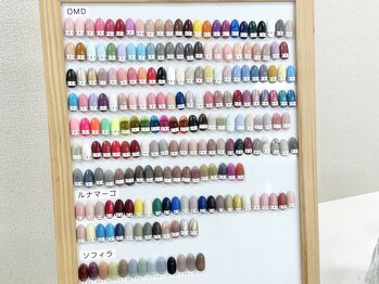 キャンアイドレッシー 館林店/カラーチャートです♪