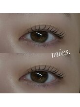 ミィスネイルズ(mies nails.)/パリジェンヌ