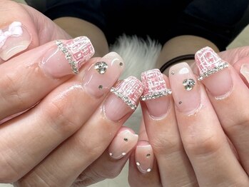 ジュジュル 稲毛本店(jujur)の写真/圧倒的モテ可愛デザイン◎丁寧なケアで美フォルムを際立たせ、指先から女子力を高める特別なご提案♪